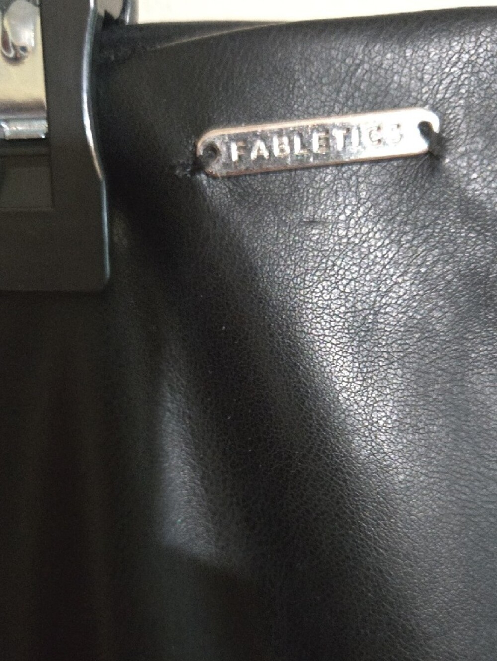 Fabletics Vegan Leather Pants Hight Waisted Lined Flexible Edgy Form Fitting - Picture 5 of 15